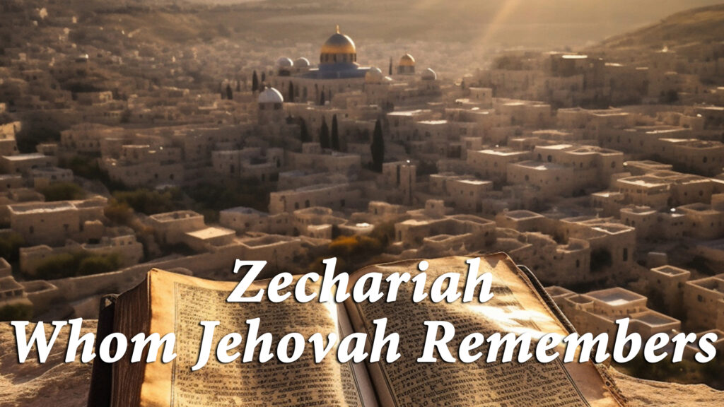 Zechariah | “Whom Jehovah Remembers”